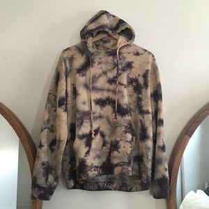Standard Cloth Tie Dye purple hoodie